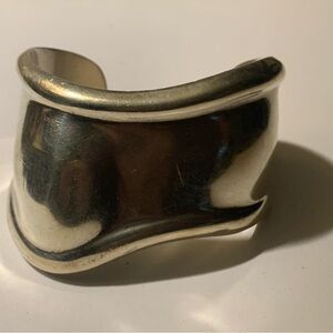 Tiffany & Co. Sterling Silver Bone Cuff Iconic Sculpted Bracelet